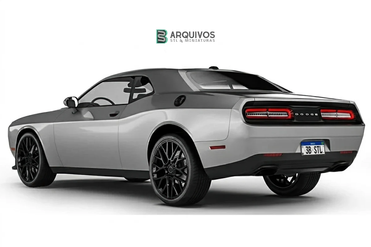 Modelo 3D STL - Dodge Challenger SXT 2015 — foto 4
